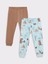 Beli Lastikli Pamuklu Erkek Bebek Pijama Alt 2'li 1