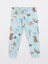 Beli Lastikli Pamuklu Erkek Bebek Pijama Alt 2'li 2
