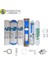 Purefer Açık Kasa Çift Sedimentli Sertifikalı 6 lı Vontron Helixfil Yüksek Tds Mebran 4lü Mineral 1