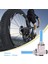 Yeşil Stil 2 Adet Mtb Bisiklet Tekerlek Lastik Vana Kapakları Glow Plastik + Metal Çubuk Işık Dağ Bisikleti Bisiklet Lastiği LED Neon Lamba Yeşil (Yurt Dışından) 5