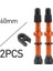 60MM Turuncu 1 Çift Stili Bisiklet 1 Çift Presta Vana Yol Mtb Bisiklet Tubeless Lastikler Pirinç Çekirdek Alaşım Kök Tubeless Mastik (Yurt Dışından) 1