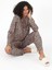 Kadın Uzun Kollu Baskılı Pijama Takımı 5