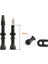Siyah Stil Zezzo® mm Bisiklet Alaşımlı Valf Çekirdeği Fv Presta Tubeless Lastik Valf Yol Bisikleti Mtb Nipel Wtool Alaşımlı Valf Kapağı (Yurt Dışından) 1
