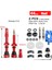 VF44G Kırmızı C Stili 2 Adet Deemount Bisiklet Tubeless Karbon Jant Presta Vanalar mm Fv Nipel Pirinç Çekirdek C Işlenmiş Eloksallı Wtool (Yurt Dışından) 1