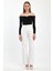 Kadın Straplez Yaka Sandy Body Suit 2