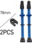 78MM Mavi 1 Çift Stili Bisiklet 1 Çift Presta Vana Yol Mtb Bisiklet Tubeless Lastikler Pirinç Çekirdek Alaşım Kök Tubeless Mastik (Yurt Dışından) 1