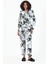Kadın Uzun Kollu Baskılı Pijama Takımı 2