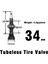 34MM Tarzı Blooke Tubeless Lastik Vana Mtb Yol Bisikleti Için Alüminyum Alaşımlı Lastik Vana Bisiklet Aksesuarları (Yurt Dışından) 1