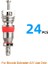 Schrader Core 24PC Stili Pcs Presta Valf Pirinç Çekirdek W Opsiyonel Alet C ile Işlenmiş Fv Mtb Yol Bisikleti Tüpleri Onarım Lastik Servis Parçaları (Yurt Dışından) 1