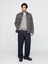 Erkek Gri Cashsoft Çeyrek Fermuarlı Pullover Kazak 3
