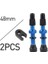 48MM Mavi 1 Çift Stili Bisiklet 1 Çift Presta Vana Yol Mtb Bisiklet Tubeless Lastikler Pirinç Çekirdek Alaşım Kök Tubeless Mastik (Yurt Dışından) 1