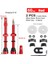 VF60G Kırmızı A Stili Deemount Resta Fv Valfler mm Mtb Yol Bisikleti Için C Işlenmiş Eloksallı Nipel Tubeless Karbon Jantlar W Aracı (Yurt Dışından) 1
