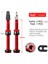 Fv 58MM Kırmızı Stil Hava mm Presta Nipel Fc Vanalar Yol Için Tubeless Karbon Jant Alaşımlı Kök Pirinç Çekirdek Bisiklet Dıy Aksesuarları (Yurt Dışından) 1