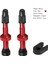 58MM Kırmızı 2 Adet Tarzı 2 Adet Bisiklet mm Vana Uyumlu Yol Mtb Bisiklet Tubeless Lastikler Pirinç Çekirdek Alaşım Kök Tubeless Mastik (Yurt Dışından) 1