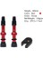 48MM Kırmızı 2 Adet Tarzı Bisiklet 1 Çift mm Presta Vana Yol Mtb Bisiklet Tubeless Lastikler Pirinç Çekirdek Alaşım Kök Tubeless Mastik Uyumlu (Yurt Dışından) 1