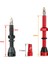 VF60G Kırmızı B Stili Deemount Hava mm Presta Nipel Fv Vanalar Yol Için Tubeless Karbon Jant Alaşımlı Kök Pirinç Çekirdek Bisiklet Dıy Aksesuarları (Yurt Dışından) 3