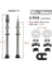 80 mm Pirinç Gümüş B Stili Deemount mm Bisiklet Tubeless Lastik Presta Valf Pirinç Çekirdek Pirinç Kök W Alaşım ve Alet (Yurt Dışından) 1