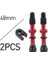 48MM Kırmızı 1 Çift Stili Bisiklet 1 Çift Presta Vana Yol Mtb Bisiklet Tubeless Lastikler Pirinç Çekirdek Alaşım Kök Tubeless Mastik (Yurt Dışından) 1