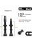 40MM Pirinç Siyah Stil Deemount mm Bisiklet Tubeless Lastik Presta Valf Pirinç Çekirdek Pirinç Kök W Alaşım ve Alet (Yurt Dışından) 1