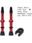 60MM Kırmızı Stil 1 Çift Bisiklet Alaşım Kök Valf mm Bisiklet Fv Presta Tubeless Lastik Valf Mtb Yol Bisikleti Nipel Wtool Valf Kapağı (Yurt Dışından) 1