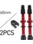 60MM Kırmızı 1 Çift Stili Bisiklet 1 Çift Presta Vana Yol Mtb Bisiklet Tubeless Lastikler Pirinç Çekirdek Alaşım Kök Tubeless Mastik (Yurt Dışından) 1