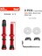 Av 60MM Kırmızı Stil Bisiklet 1 Çift mm Schrader Av Vana Yol Için Tubeless Jant Alaşımlı Kök Pirinç Çekirdek Nipel Bisiklet Dıy Aksesuarları (Yurt Dışından) 1
