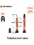 Turuncu 60 mm Stili Blooke Bisiklet Tubeless Vana Presta Fv Cap Ountain Bisiklet Nipel Wtool Mtb Yol Bisikleti Için Alaşım Aksesuarları (Yurt Dışından) 1