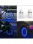 Mavi Stil Ar Lastik Vana Kapağı Işık Hareket Sensörü Motosiklet Bisiklet Kamyon Tekerlek Dekorasyon Neon Strobe LED Işık Su Geçirmez Ampul (Yurt Dışından) 1