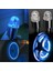 Mavi Stil Ar Lastik Vana Kapağı Işık Hareket Sensörü Motosiklet Bisiklet Kamyon Tekerlek Dekorasyon Neon Strobe LED Işık Su Geçirmez Ampul (Yurt Dışından) 4