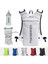 2lsu Torbası Stili Inoxto Trail Koşu Sırt Çantası 5l Süper Koşu Nemlendirici Yelek Çanta Maraton Bisiklet Sırt Çantası 250ML Yumuşak Şişe Şişelenmiş Su (Yurt Dışından) 4