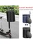 Siyah Küçük Stil Bisiklet Sepeti Su Geçirmez Gidon Pannier Çantaları Pet Alışveriş Banliyö Kamp ve Dış Mekan Için Ayrılabilir Yansıtıcı Bisiklet Çantası (Yurt Dışından) 2