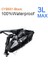 CYB001-SIYAH Stil Yeni Bisiklet Çantası Eyer Çantası Arka Büyük Kapasiteli Bisiklet Çantası Seatpost Paketi Katlanabilir Mtb Bisiklet Bisiklet Çantası Bikepacking Aksesuarları (Yurt Dışından) 1
