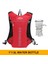 Kırmızı 1.5l Tarzı Trail Koşu Sırt Çantası 5l Süper Koşu Nemlendirici Yelek Çanta Maraton Koşu Bisiklet Sırt Çantası 250ML Yumuşak Şişe Şişe Su (Yurt Dışından) 1