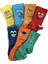 Haftanın 7 Günü Özel Emoji Basklılı Eğlenceli Tenis Kolej Çorap Kutulu Unisex - Royaleks 5