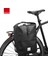 Siyah Stil Bisiklet Yağmur Sıkı Taşıyıcı Çanta 10L Roll-Top Arka Bagaj Rafını Ayarlayın Bagaj Pannier Su Poof Bisiklet Taşıma Taşımaları Depolama Paketi (Yurt Dışından) 3