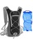 Siyah Stil Ultralight Nefes Alabilir Taşınabilir Bisiklet Çantası Açık Koşu Bisiklete Binme Yürüyüş 2l Su Torbası ile Nemlendirme Sırt Çantası Mesane Şişesi (Yurt Dışından) 2