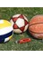 Sarı Stil Top Pompası Çok Işlevli Basketbol Şişirme Iğneli Futbol Voleybol Rugby Balon Mini Taşınabilir Pompa (Yurt Dışından) 4