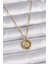 316 L Çelik Gold Renk Zincir Gold Altın Model Kadın Kolye 1