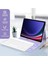 Samsung Galaxy Tab S9 Fe Plus 12.4" Q Türkçe Klavyeli Kılıf Kalem Bölmeli Bluetooth Özellikli Stand 4