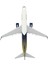 Boeing 737-800 1/100 Ölçek Fenerbahçe Lisanslı Çizgili Tasarım Maket Uçak (UCK0188) 2