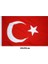 60X90 cm Türk Bayrağı Kenarı Dikişli %100 Polyester+Pamuklu (Alpaka Kumaş) 2