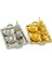 10 Adet/takım 1: 12 Dollhouse Mobilya Minyatür Yemek Gereçleri Metal Çay Bardağı Plaka Seti (Yurt Dışından) 4