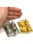 10 Adet/takım 1: 12 Dollhouse Mobilya Minyatür Yemek Gereçleri Metal Çay Bardağı Plaka Seti (Yurt Dışından) 5