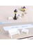 Mini Beyaz Bank Dollhouse Sandalyeler Moss Dekor Bahçe Mikro Peyzaj Aksesuarları (Yurt Dışından) 5
