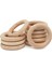 Doğal Ahşap Halkalar, Çap 50MM (Yurt Dışından) 1