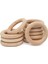 Doğal Ahşap Halkalar, Çap 50MM (Yurt Dışından) 2