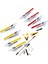 Syma 4 Adet S S107 S107G Gyro Uzaktan Kumanda Helikopteri ve 1 Takım Yedek Kiti Için Syma S107 / S107G Rc Sarı (Yurt Dışından) 1