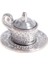 10 Adet 1/12 Dollhouse Minyatür Gümüş Metal Çay Kahve Tepsisi Sofra Seti (Yurt Dışından) 4