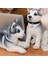 Childrenworld Köpek Doldurulmuş Oyuncak Gerçekçi Şekil Sevimli Husky Köpek Peluş Oyuncaklar (Yurt Dışından) 5