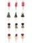 Yfashion Doll'un Moda Kıyafet Seti Günlük Tek Parça Elbise Bebek Stili Rastgele Stil: Bir Set Için 8 Adet Yükseklik: 29CM (Yurt Dışından) 4